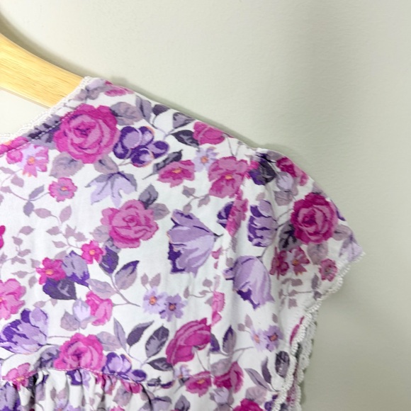 Eileen West Nightgown Floral Cotton Modal Ballet Pajama Size 3X 99 - Picture 7 of 9